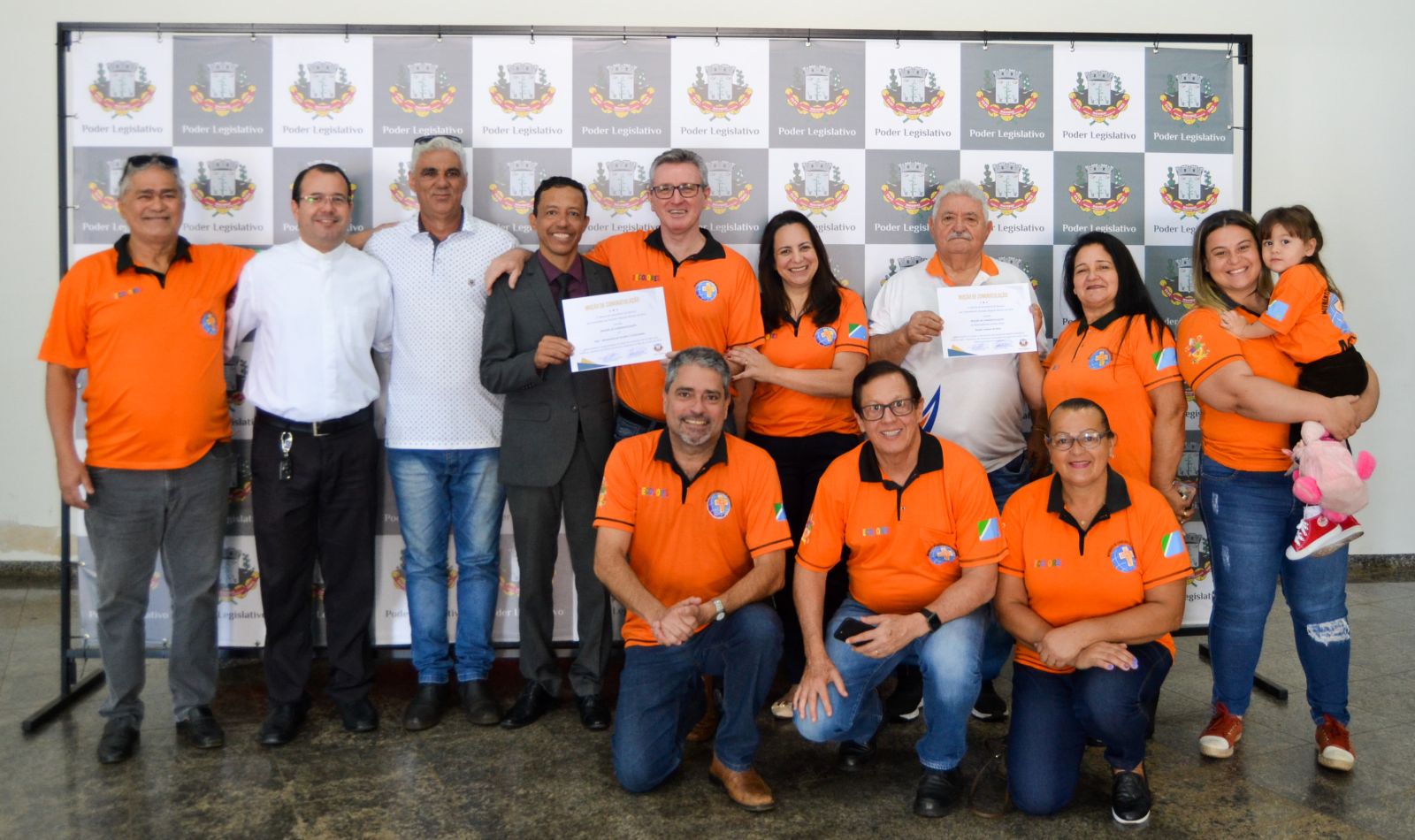 Vereador Regivan e Coordenadores do Cursilho, Jornada Diocesana da Juventude 