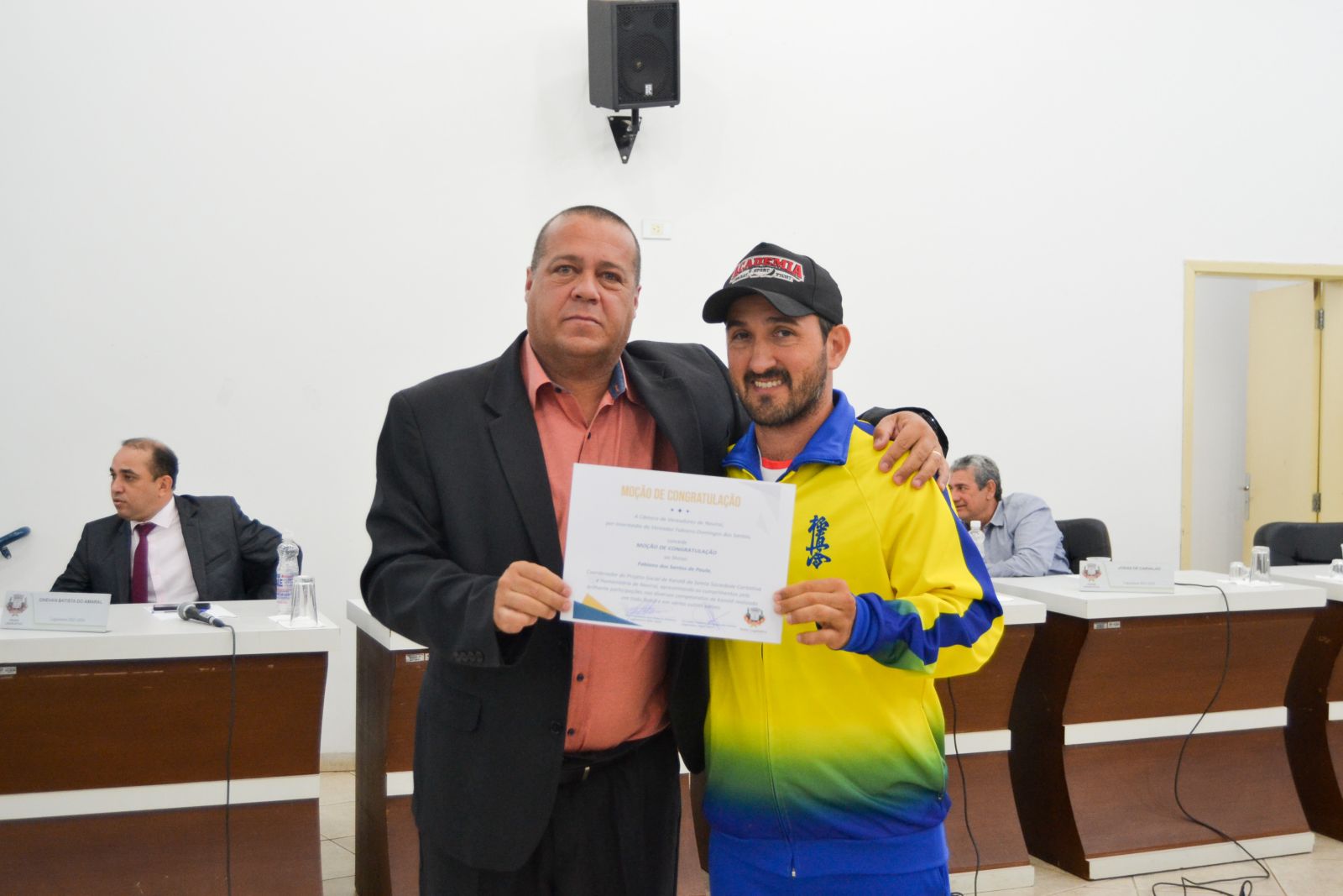 Vereador Fabiano e Professor Shihan 