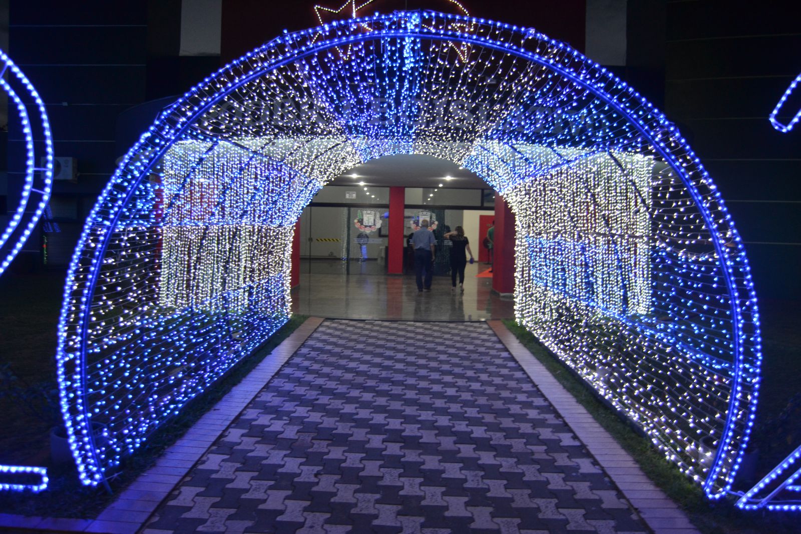 Decorações Natalinas túnel