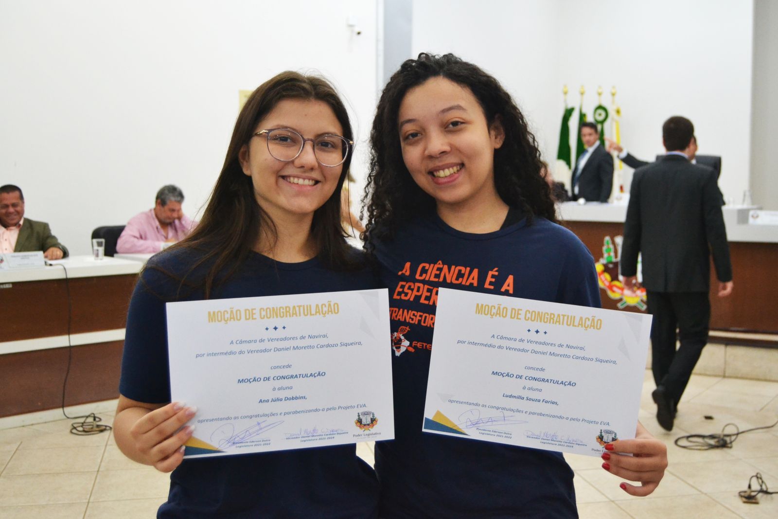 Ludmilla Souza Farias e Ana Júlia Dobbins